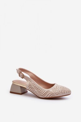 Czółenka Model Gemifa RMR2263-4 Beige - Step in style