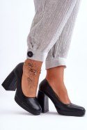 Czółenka Model Rosalia N045 Black - Step in style