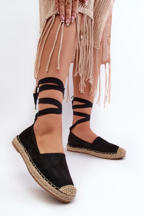 Espadryle Model Ismanne B-727 Black - Step in style Espadryle Model Ismanne B-727 Black - Step in style