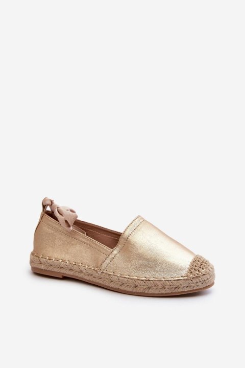 Espadryle Model Ismanne B-727 Gold - Step in style Espadryle Model Ismanne B-727 Gold - Step in style