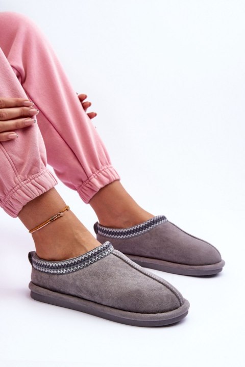 Kapcie Model Polinna EV-80 Grey - Step in style Kapcie Model Polinna EV-80 Grey - Step in style