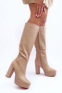 Kozaki Model Baldrema F11188 Beige - Step in style