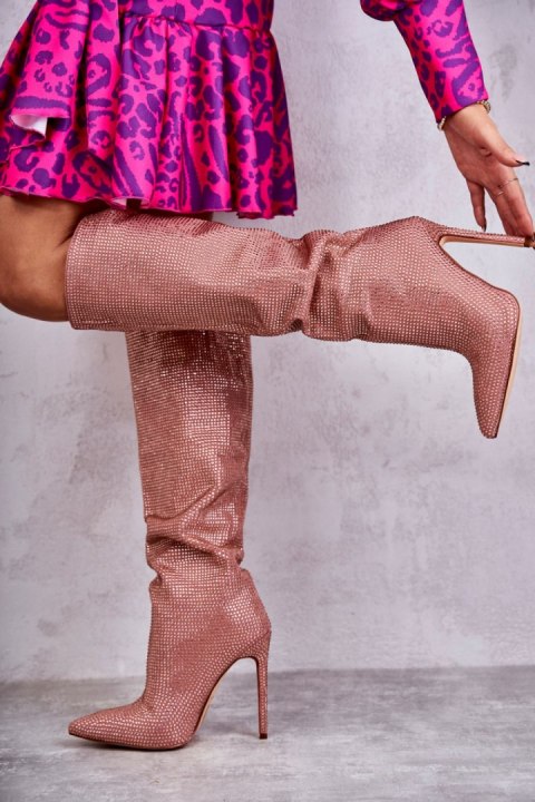 Kozaki Model Lovisa C-236 Pink - Step in style Kozaki Model Lovisa C-236 Pink - Step in style
