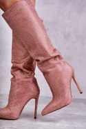 Kozaki Model Lovisa C-236 Pink - Step in style