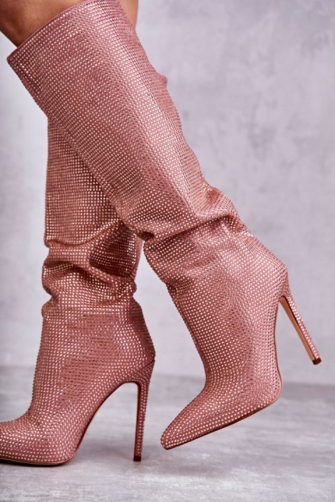 Kozaki Model Lovisa C-236 Pink - Step in style Kozaki Model Lovisa C-236 Pink - Step in style