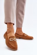 Mokasyny Model Misal 8336-79 Camel - Step in style