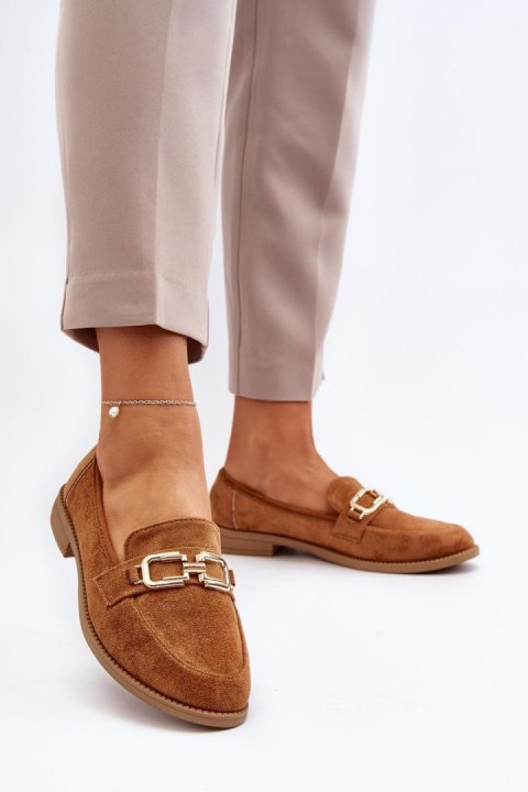 Mokasyny Model Misal 8336-79 Camel - Step in style Mokasyny Model Misal 8336-79 Camel - Step in style