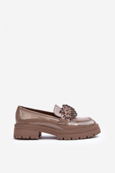 Półbuty Model Annella YL97 Beige - Step in style Półbuty Model Annella YL97 Beige - Step in style