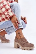 Półbuty Model Arabell 20125 Dark Beige - Step in style