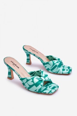 Sandał Klapki Model Floria P-1317 Green - Step in style