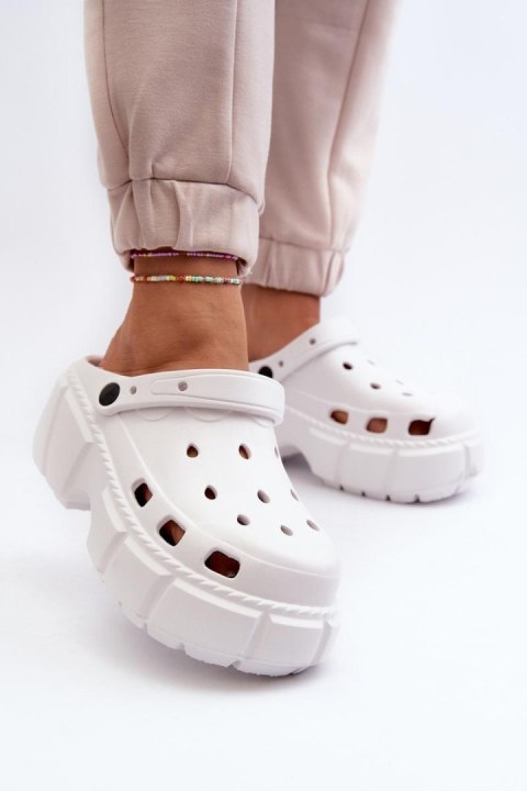 Sandał Klapki Model Witima D205 White - Step in style Sandał Klapki Model Witima D205 White - Step in style