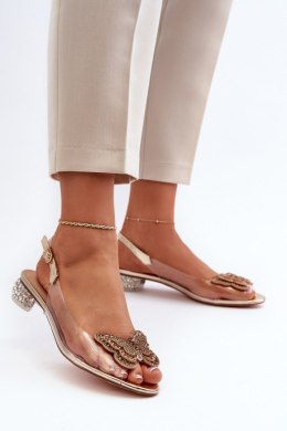 Sandały Model DA MR38-388 Pink Gold - Step in style