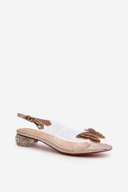 Sandały Model DA MR38-388 Pink Gold - Step in style