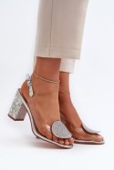 Sandały Model DA MR38-812 Silver - Step in style