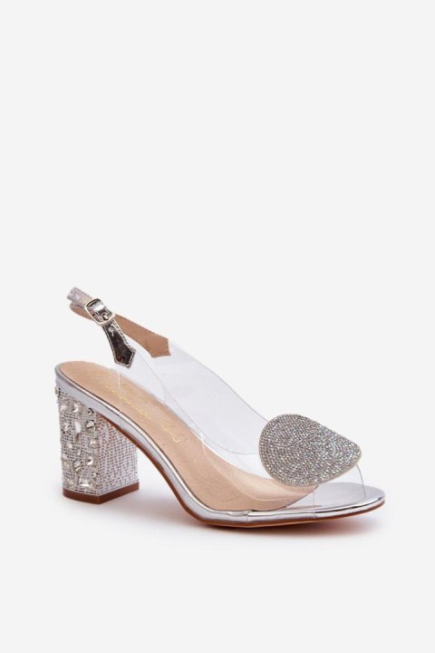Sandały Model DA MR38-812 Silver - Step in style Sandały Model DA MR38-812 Silver - Step in style