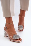 Sandały Model DA MR38-812 Silver - Step in style
