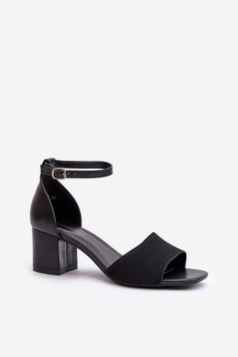 Sandały Model Desvia 8738 Black - Step in style Sandały Model Desvia 8738 Black - Step in style