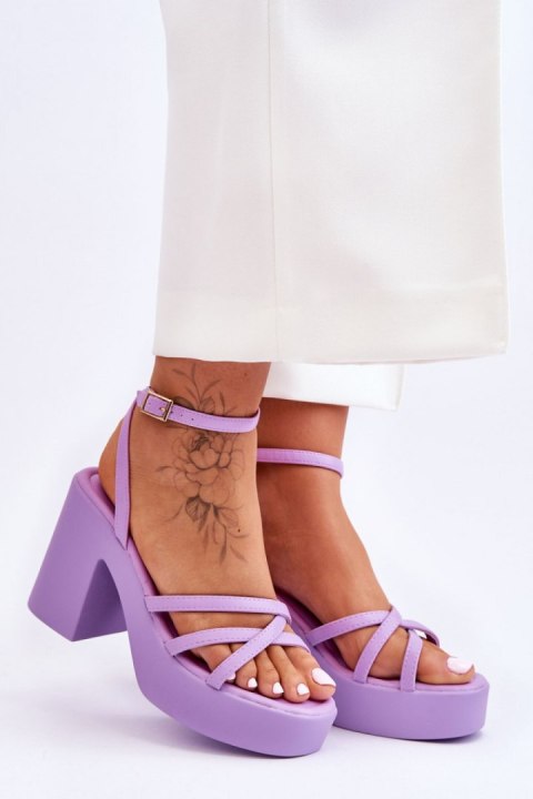 Sandały Model Shemira 78-130 Violet - Step in style Sandały Model Shemira 78-130 Violet - Step in style