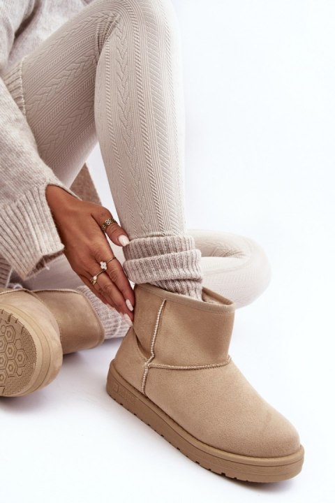 Śniegowce Model Big Star MM274160 Beige - Step in style Śniegowce Model Big Star MM274160 Beige - Step in style