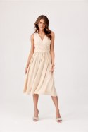 Sukienka Model Lily BEZ SUK0399 Beige - Roco Fashion