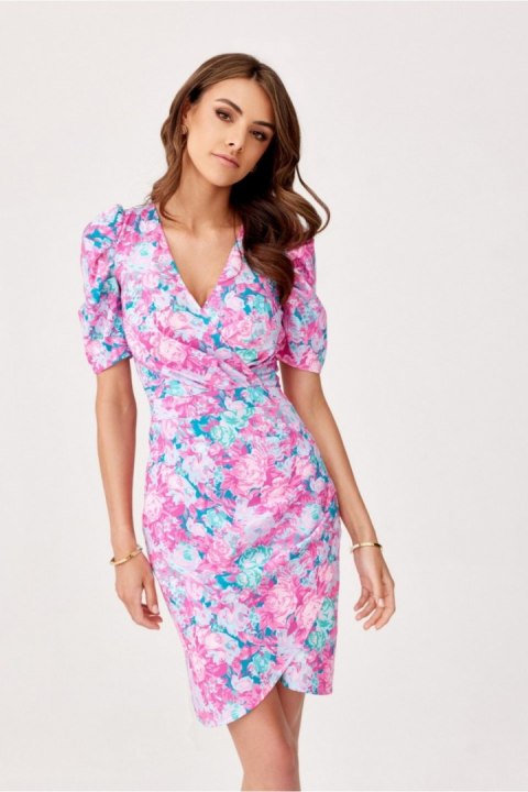 Sukienka Model SUK0367 E16 Multicolor - Roco Fashion Sukienka Model SUK0367 E16 Multicolor - Roco Fashion