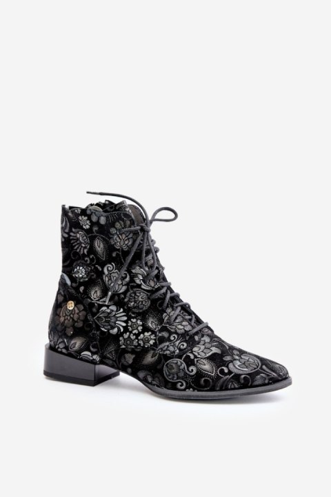 Botki Model Maciejka 06391-01 Black - Step in style Botki Model Maciejka 06391-01 Black - Step in style
