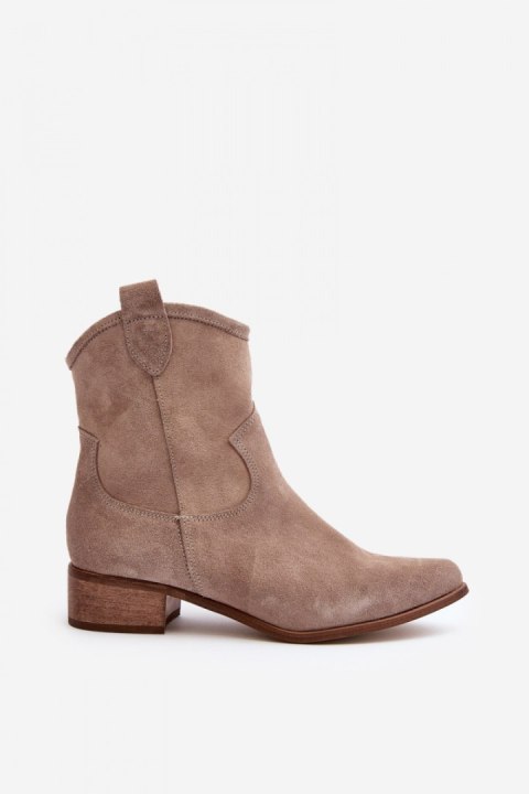Botki Model Zazoo 3329 Cappuccino - Step in style Botki Model Zazoo 3329 Cappuccino - Step in style