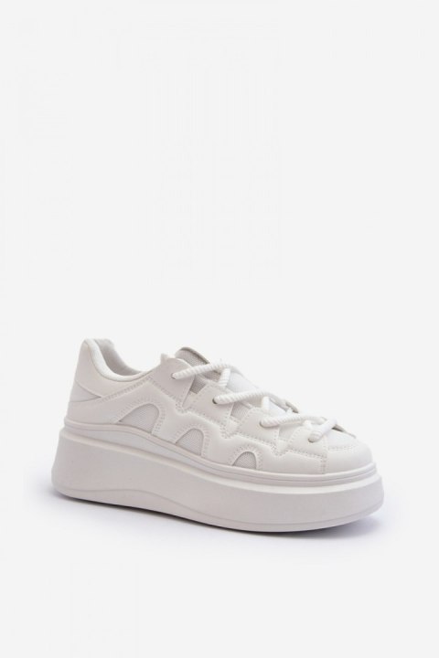 Buty Sportowe Model Vinali 55-22 White - Step in style Buty Sportowe Model Vinali 55-22 White - Step in style