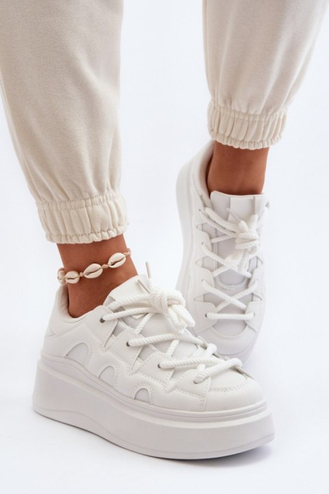 Buty Sportowe Model Vinali 55-22 White - Step in style Buty Sportowe Model Vinali 55-22 White - Step in style