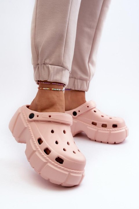 Sandał Klapki Model Witima D205 Pink - Step in style Sandał Klapki Model Witima D205 Pink - Step in style