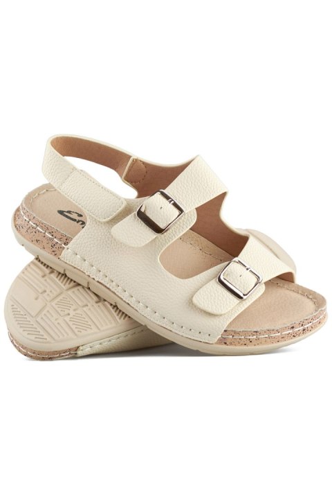 Sandały Model G3180-7BE Beige - PRIMO Sandały Model G3180-7BE Beige - PRIMO