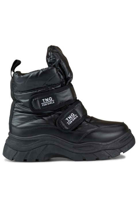 Śniegowce Model 22-PY16062B Black - PRIMO Śniegowce Model 22-PY16062B Black - PRIMO