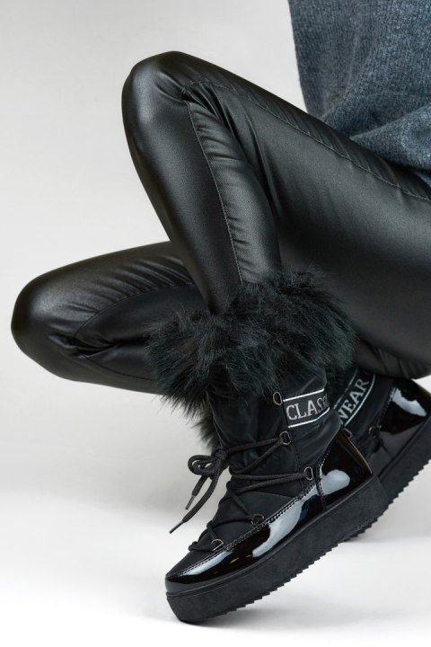 Śniegowce Model 5705-1B Black - PRIMO Śniegowce Model 5705-1B Black - PRIMO
