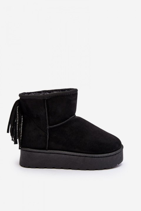 Śniegowce Model Lirico 20222-4A Black - Step in style Śniegowce Model Lirico 20222-4A Black - Step in style