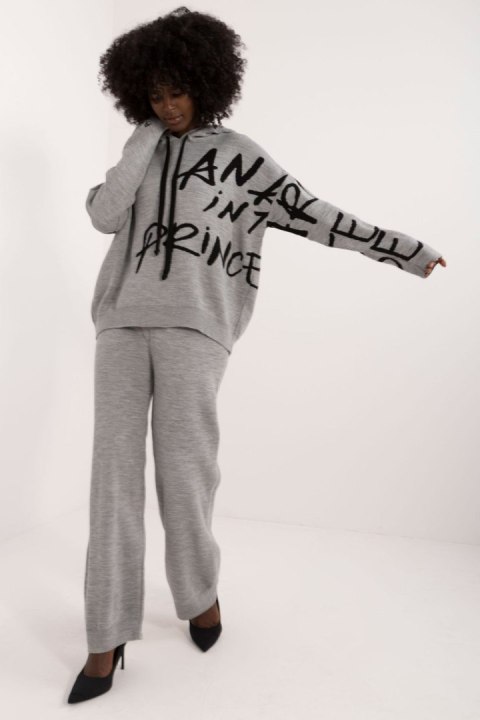 Spodnie Komplet Model BA-KMPL-1469.92 Grey/Black - Badu Spodnie Komplet Model BA-KMPL-1469.92 Grey/Black - Badu
