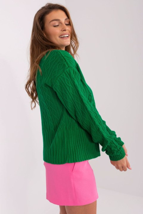 Sweter Damski Model BA-SW-0252.61P Green - Badu Sweter Damski Model BA-SW-0252.61P Green - Badu