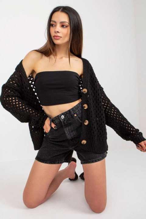 Sweter Damski Model BA-SW-9009.26P Black - Badu Sweter Damski Model BA-SW-9009.26P Black - Badu