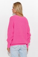 Sweter Damski Model S140 Baby Pink - Makadamia