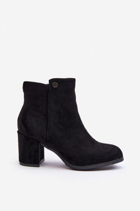 Botki Model Selela 23ZSSQ6936-11 Black - Step in style Botki Model Selela 23ZSSQ6936-11 Black - Step in style