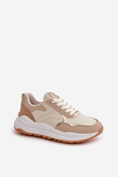 Buty Sportowe Model Issatta C2157 Beige - Step in style Buty Sportowe Model Issatta C2157 Beige - Step in style