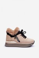 Buty Sportowe Model Jamarie 21-Q99 Beige - Step in style