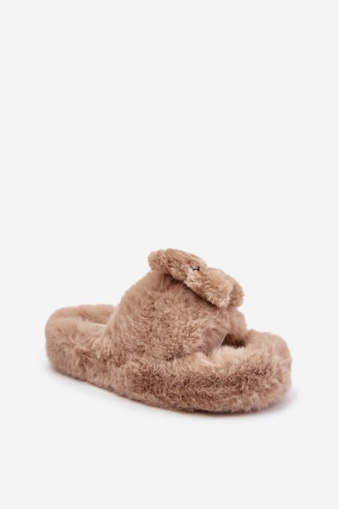 Kapcie Model Romania BG189P Beige - Step in style Kapcie Model Romania BG189P Beige - Step in style
