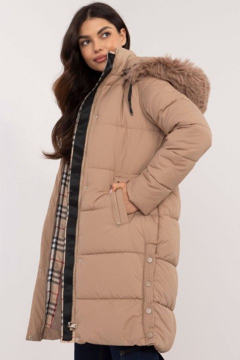 Kurtka Damska Model SK-KR-HH-2406.98 Beige - Factory Price Kurtka Damska Model SK-KR-HH-2406.98 Beige - Factory Price