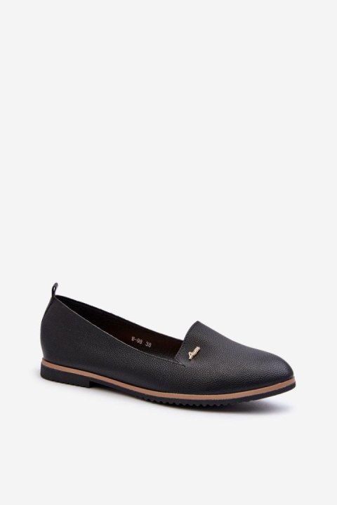 Mokasyny Model Enzla W-98 Black - Step in style Mokasyny Model Enzla W-98 Black - Step in style