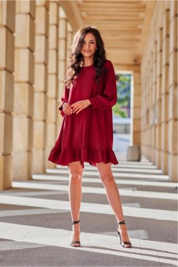 Sukienka Model Sintra BOR SUK0498 Bordo - Roco Fashion