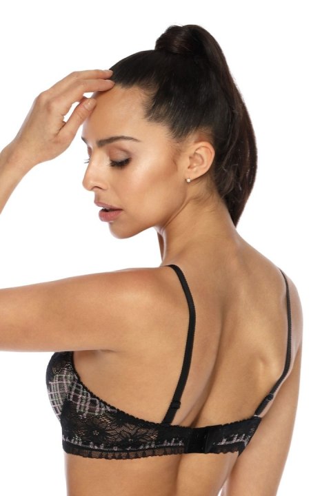 Biustonosz push up Biustonosz Push-up Model Lissy M-3308/11 Black/Color - Mat Biustonosz push up Biustonosz Push-up Model Lissy M-3308/11 Black/Color - Mat