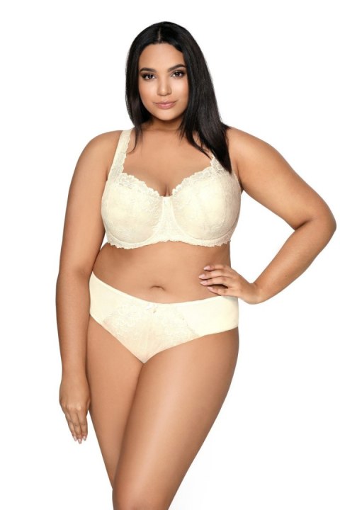 Biustonosz push up Biustonosz Usztywniany Model Carmela Big M-053/22 Cream - Mat Biustonosz push up Biustonosz Usztywniany Model Carmela Big M-053/22 Cream - Mat