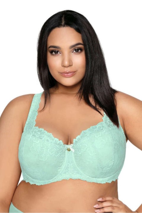 Biustonosz push up Biustonosz Usztywniany Model Carmela Big M-053/22 Seledyn - Mat Biustonosz push up Biustonosz Usztywniany Model Carmela Big M-053/22 Seledyn - Mat