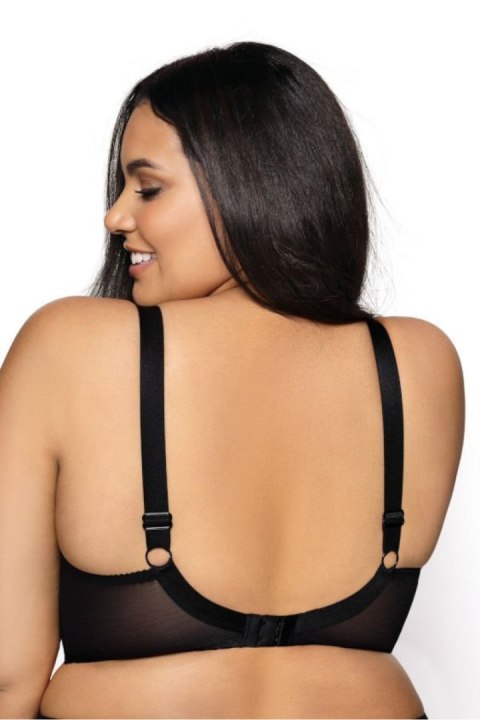 Biustonosz push up Biustonosz Usztywniany Model Hellen M-0140/22 Black/Beige - Mat Biustonosz push up Biustonosz Usztywniany Model Hellen M-0140/22 Black/Beige - Mat