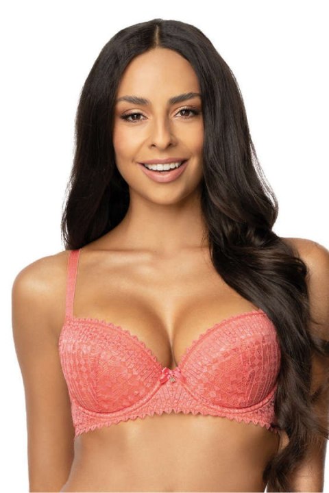 Biustonosz push up Biustonosz Push-up Model Maddie M-3633/11 Coral - Mat Biustonosz push up Biustonosz Push-up Model Maddie M-3633/11 Coral - Mat